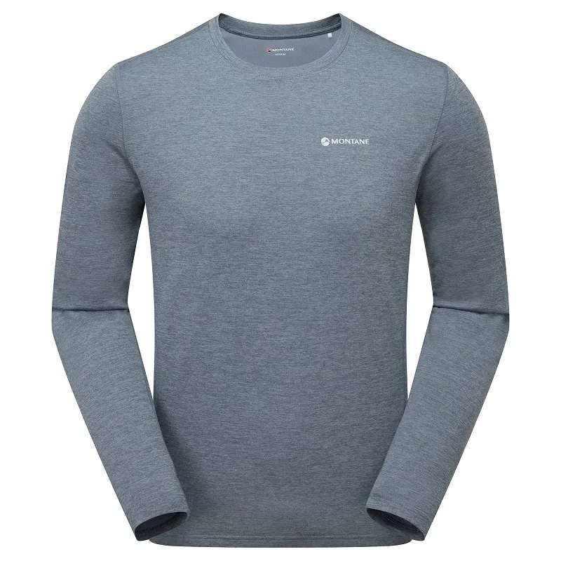 Montane Men's Dart Long Sleeve T-Shirt - Stone Blue