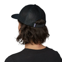 Patagonia P-6 Logo LoPro Trucker Hat - Black