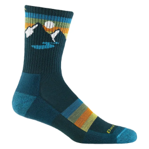 Darn Tough Men's Sunset Ridge Micro Crew Lightweight Hiking Sock - Bottle