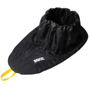 Nookie NKE Reinforced Nylon Centre Spray Deck - Black / Yellow - Keyhole 