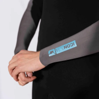 Circle One Mens 5/4mm Winter Wetsuit Icon GBS Back Zip - Black / Grey