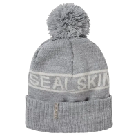 Sealskinz Heacham - Waterproof Cold Weather Icon Bobble Hat - Light Grey
