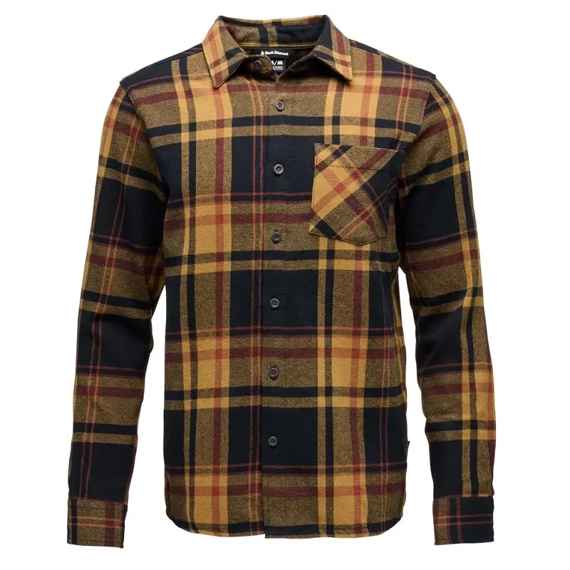 Black Diamond Men's Project Flannel - Black-Flax Plaid