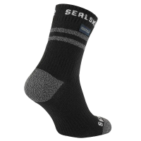 Sealskinz Mautby - Waterproof Warm Weather Ankle Length Sock with Hydrostop - Black