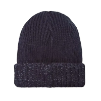 Sealskinz Bacton - Waterproof Cold Weather Roll Cuff Beanie - Navy Blue