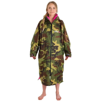 Dryrobe Advance Long Sleeve - Camo / Pink