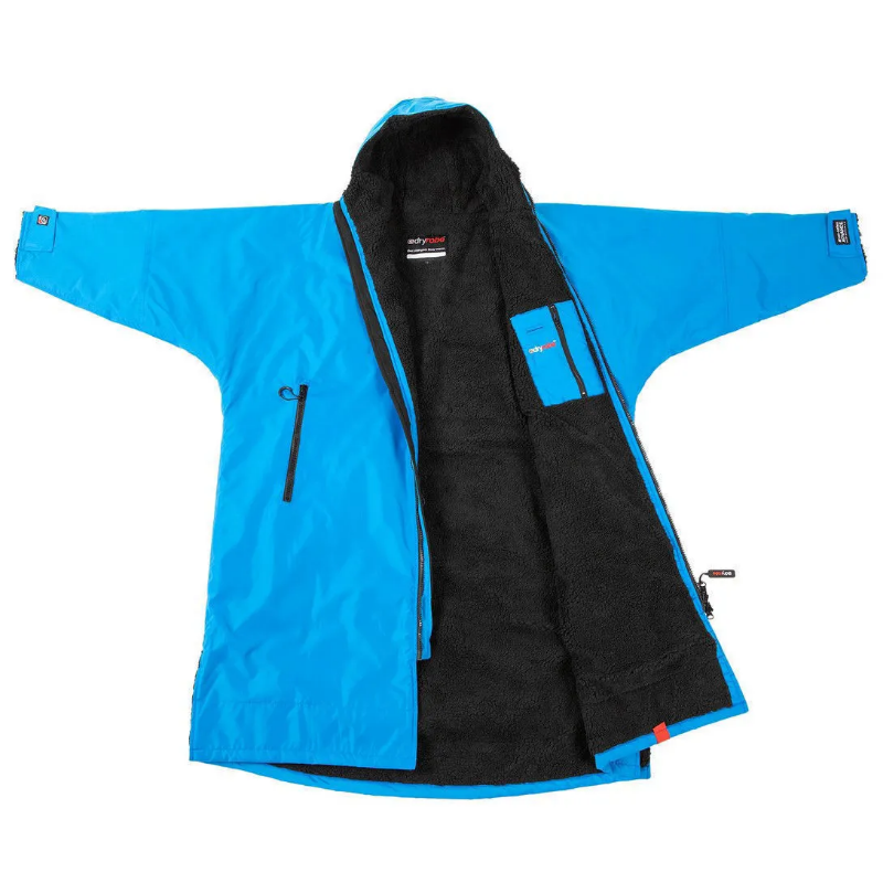 Dryrobe Advance Long Sleeve - Cobalt Blue / Black