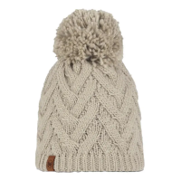 Buff Knitted & Polar Beanie