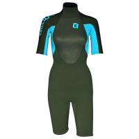 Circle One Womens 3/2mm Summer Wetsuit Faze Shorty - Grey / Magenta