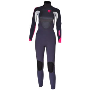 Womens 3/2mm Summer Wetsuit Faze Full Length - Grey / Magenta