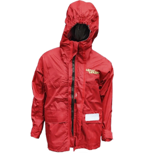 Up and Under Centre Jacket Junior - Red / White - Junior Small