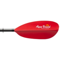 Aqua-Bound Manta Ray Hybrid 2-Piece Versa-Lok Kayak Paddle - Sunset Red 