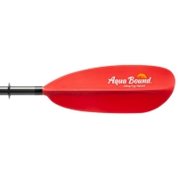 Aqua-Bound Sting Ray Hybrid 2-Piece Versa-Lok Kayak Paddle - Sunset Red 