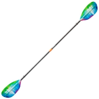 Aqua-Bound Whiskey Fiberglass 2-Piece Posi-Lok Straight Shaft Kayak Paddle - Northern Lights 