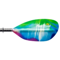 Aqua-Bound Whiskey Fiberglass 2-Piece Posi-Lok Straight Shaft Kayak Paddle - Northern Lights 