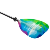 Aqua-Bound Whiskey Fiberglass 2-Piece Posi-Lok Straight Shaft Kayak Paddle - Northern Lights 