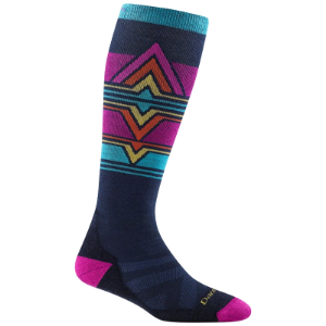 Darn Tough Women's Echo Over-the-Calf Midweight Ski & Snowboard Sock - Eclipse