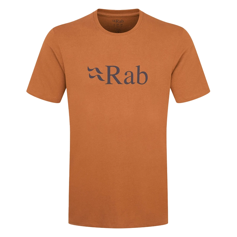 Rab Stance Logo Organic Cotton Tee - Red Earth