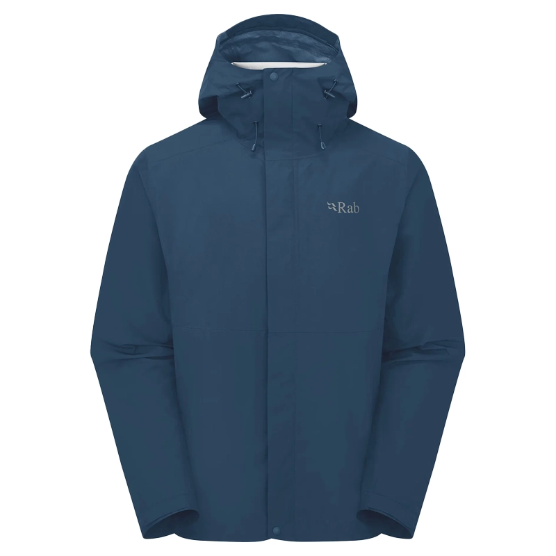 Rab Downpour Waterproof Jacket - Tempest Blue