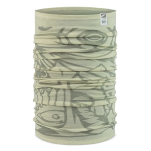 Buff Merino Lightweight Neckwear - Surfrider - Cozumel Pistachio