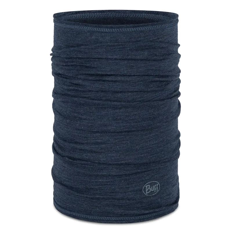 Buff Merino Lightweight Neckwear - Solid Night Blue