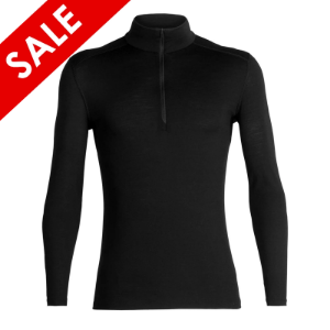 Icebreaker Men's Merino 200 Oasis Long Sleeve Half Zip Thermal Top - SALE