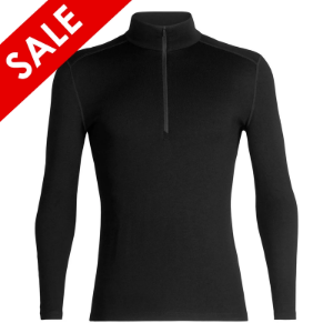 Icebreaker Men's Merino 260 Tech Long Sleeve Half Zip Thermal Top - SALE