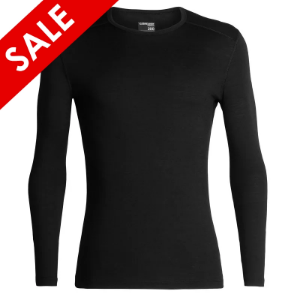 Icebreaker Men's Merino 200 Oasis Long Sleeve Crewe Thermal Top - SALE