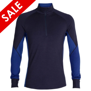 Icebreaker Men's Merino 260 Zone Long Sleeve Half Zip Thermal Top - SALE