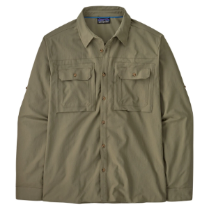 Patagonia Men's Long Sleeve Self Guided Sun Shirt - River Rock Green