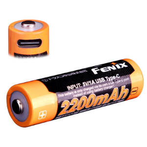 Fenix 14500 Rechargeable Battery + USB-C