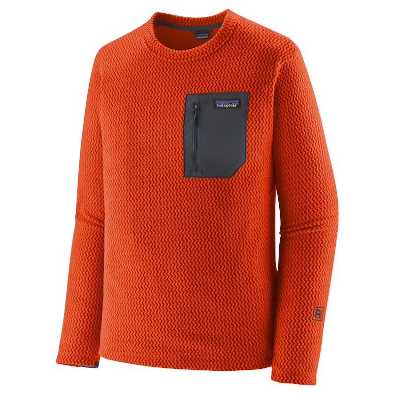 Patagonia Men's R1 Air Crew - Pollinator Orange