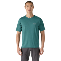 Patagonia Men's Capilene Cool Daily Graphic Shirt - Strataspire: Wetland Blue X-Dye