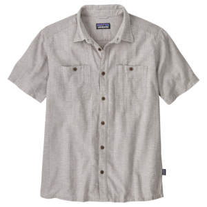 Patagonia Men's Back Step Shirt - Swell Dobby: Salt Grey