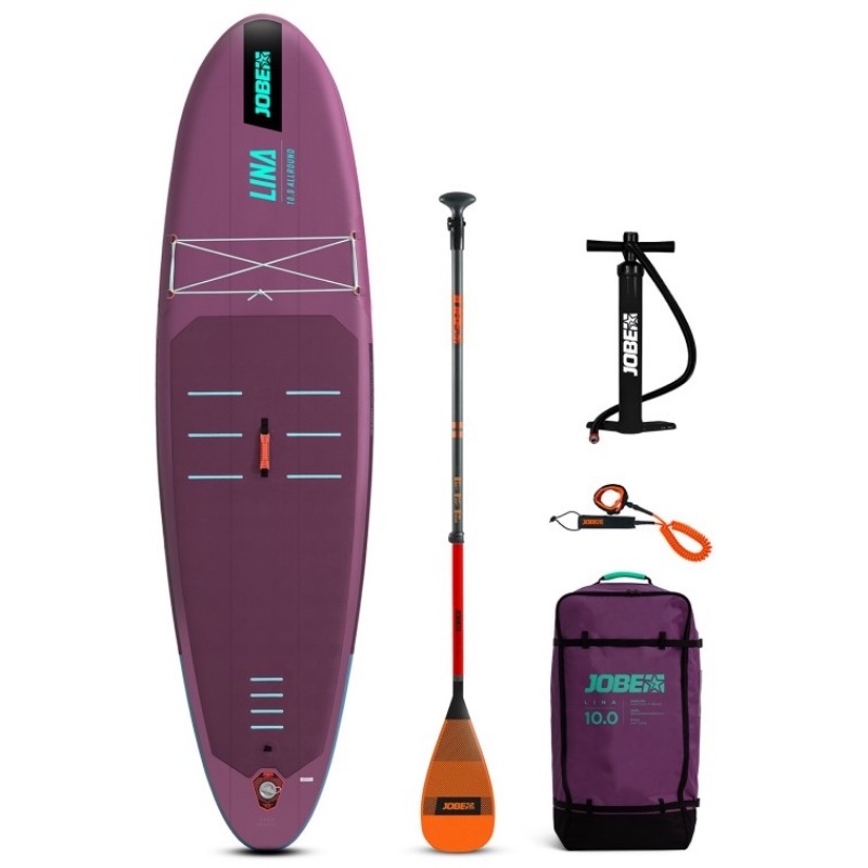 Jobe Aero Lina SUP Board 10.0 Package - Sunset Purple