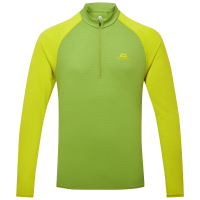 Mountain Equipment Nava LS Men's Zip T - Cactus / Vine