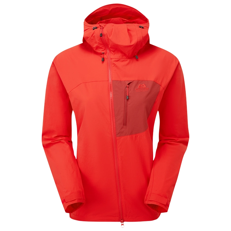 Mountain Equipment Squall Hooded Women's Jacket - Chilli Red / Merlot