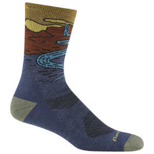 Men's Chasing Waterfalls Micro Crew Lightweight Hiking Sock
