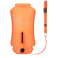 Zone 3 Recycled Swim Safety Buoy / Dry Bag - Orange