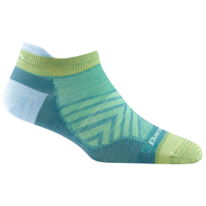 Darn Tough Women's Run No Show Tab No Cushion Ultra-Lightweight Running Sock - Aqua