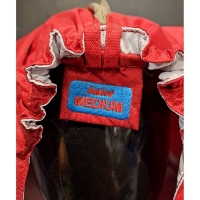 Up and Under Centre Cag Junior - Medium - Red / Mint Green
