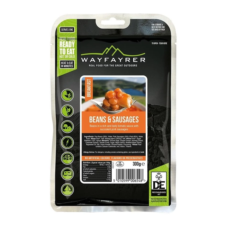 Wayfayrer Breakfast - Beans and Sausages